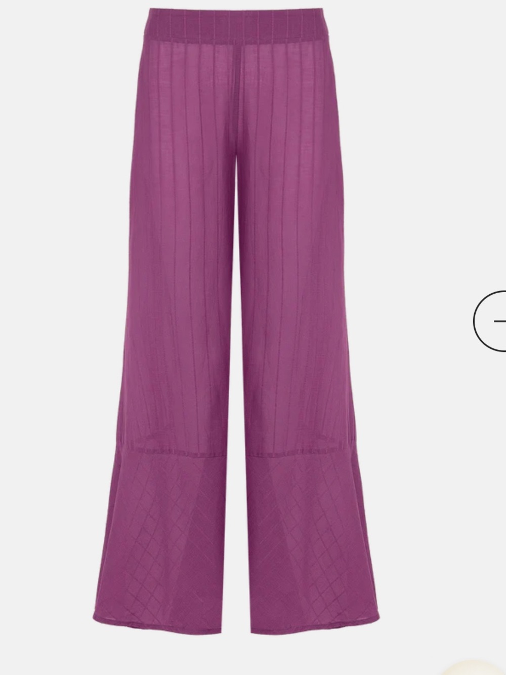 Vix Paula Hermanny flowy wide-leg pant resort wear (size small) NWT - Picture 3 of 5
